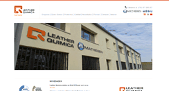 Desktop Screenshot of leatherquimica.com